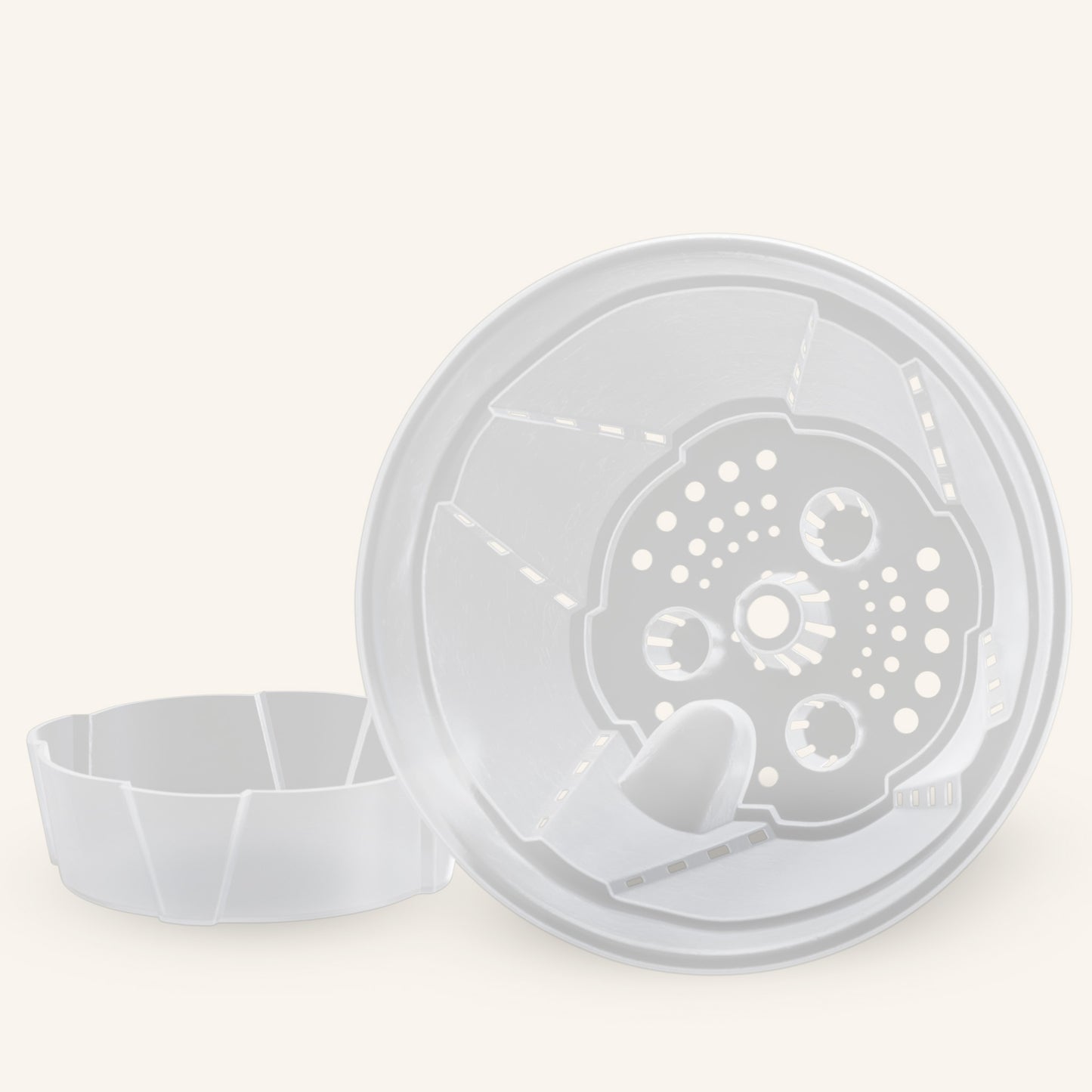 Macetas con riego automático transparentes