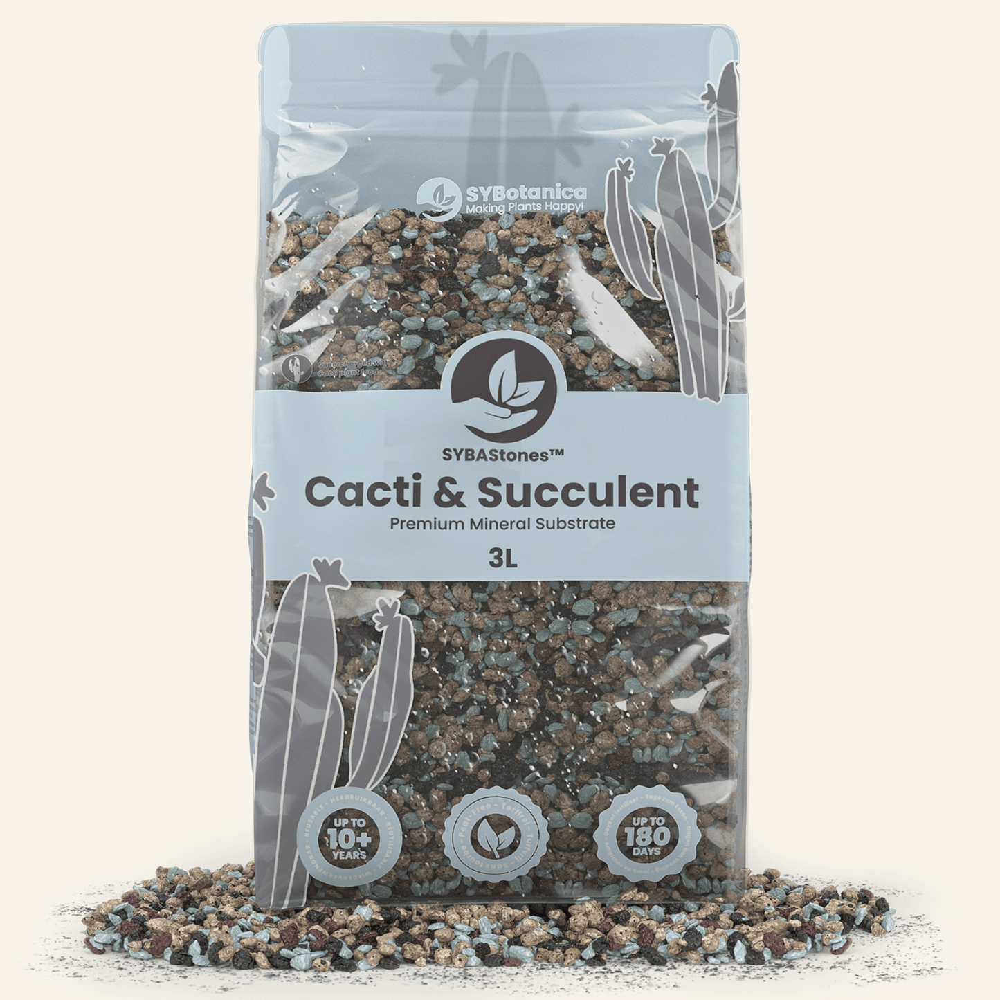 Mezcla Mineral Para Cactus y Suculentas