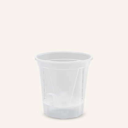 Macetas con riego automático transparentes