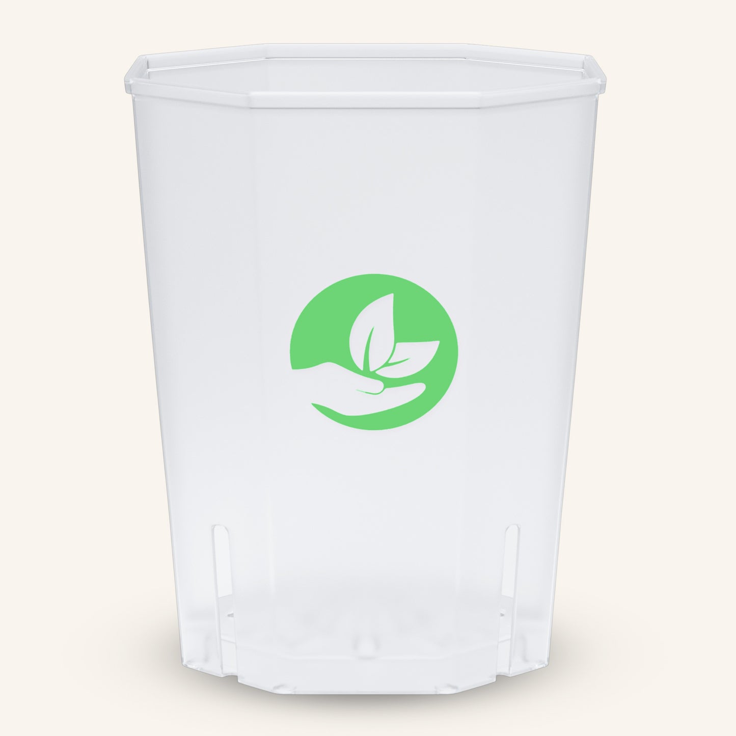 Square Clear Plant Pots