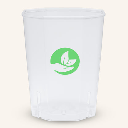 Square Clear Plant Pots